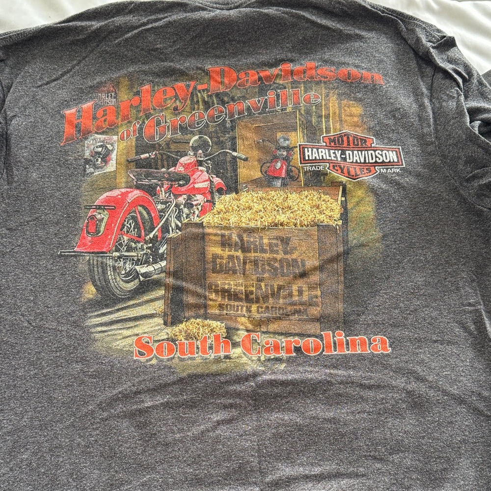 Harley-Davidson Men’s grey 2 pack Graphic T-Shirt - Picture 4 of 7